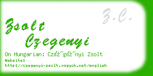 zsolt czegenyi business card